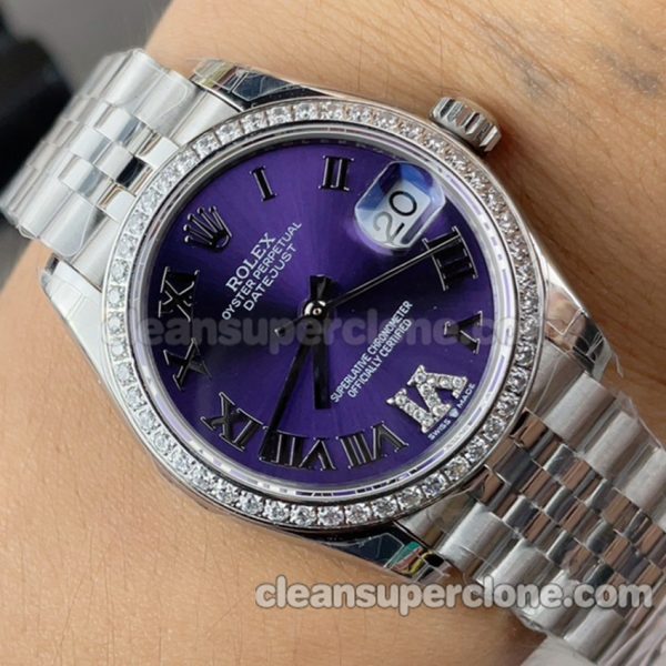 Datejust replica watch details and pricing GS Factory Rolex 278384 purple 31mm Mechanical women 9