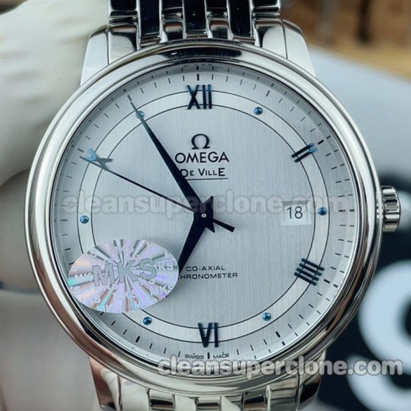 Omega Clone watch picture and price MKS Factory Deville 424.10.40 silver 8800 Mechanical men 2