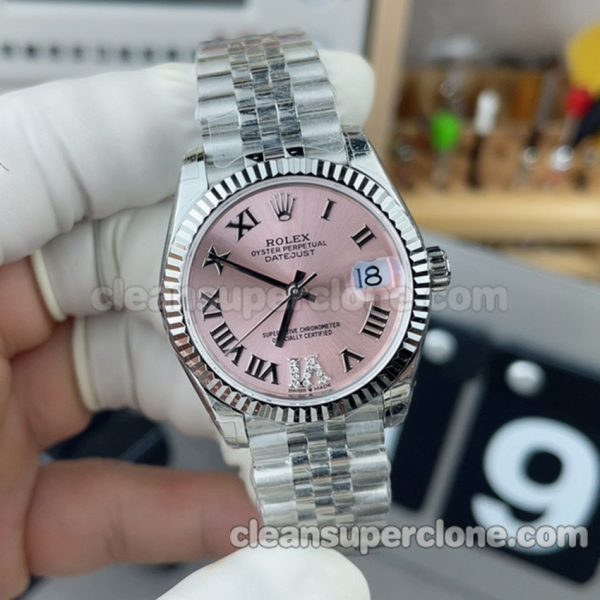 278274 1:1 Copy watch description and price GS Factory Rolex Datejust pink 31mm Mechanical women