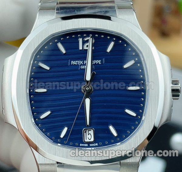 7118 1:1 Copy watch description and price 3k Factory Patek Philippe Nautilus blue Mechanical women 2