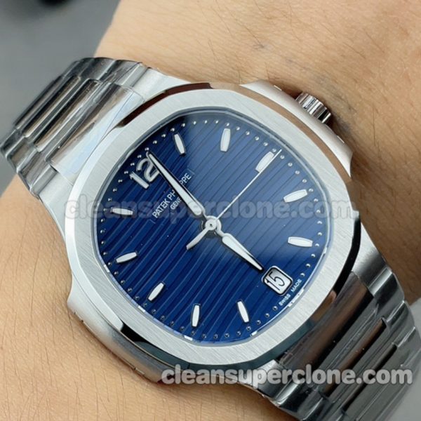 7118 1:1 Copy watch description and price 3k Factory Patek Philippe Nautilus blue Mechanical women 8