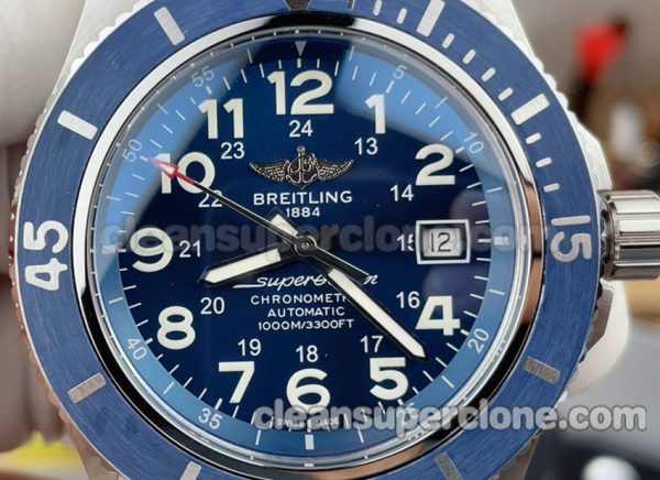 A17365D1 1:1 Copy watch description and price TF Factory Breitling Superocean blue 2824 Mechanical men 2