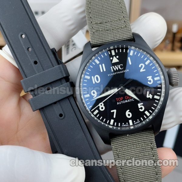 IW329801 1:1 Copy watch description and price M+ Factory IWC Pilots black Mechanical men