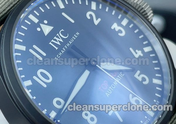 IW329801 1:1 Copy watch description and price M+ Factory IWC Pilots black Mechanical men 8