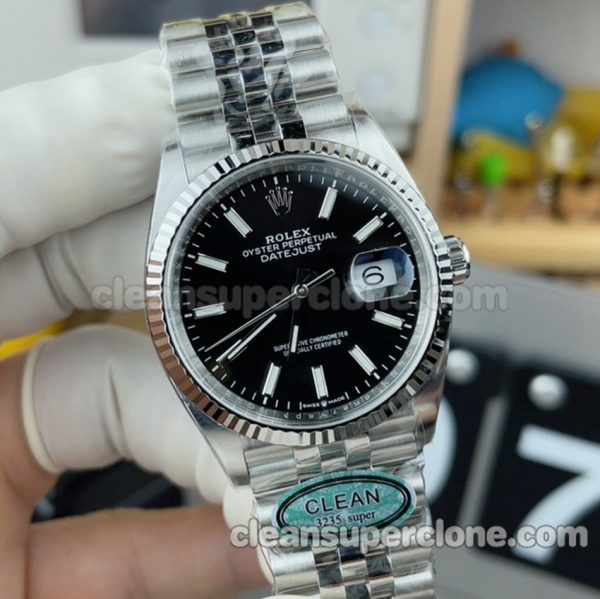 Rolex Clone watch picture and price Clean Factory Datejust 126234 black 36mm Mechanical men