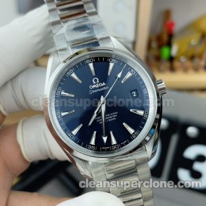 Seamaster replica watch details and pricing VS Factory Omega 150mm 231.10.42 blue Mechanical men