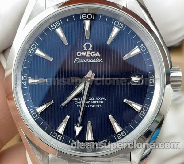 Seamaster replica watch details and pricing VS Factory Omega 150mm 231.10.42 blue Mechanical men 2