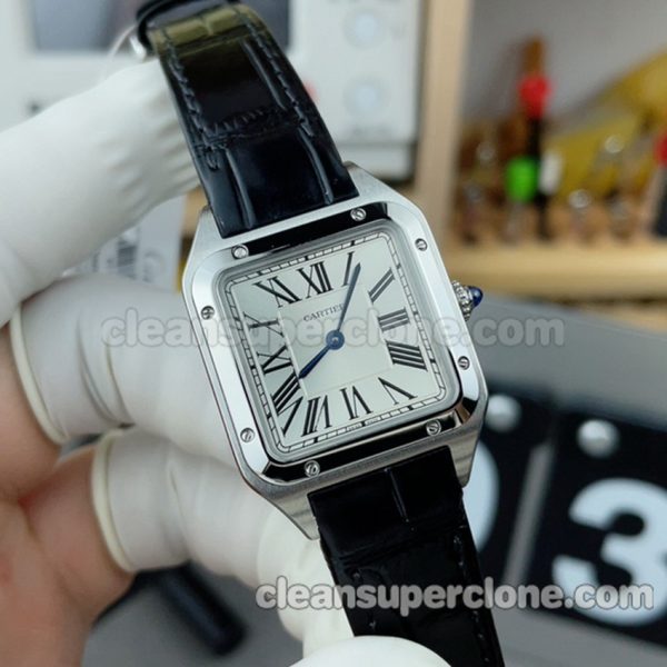 WSSA0023 1:1 Copy watch description and price F1 Factory Cartier Santos quartz women