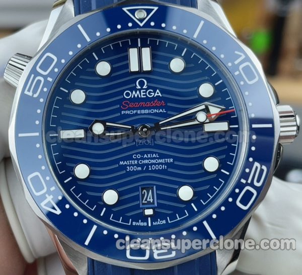 210.32.42 1:1 Copy watch description and price VS Factory Omega Seamaster 300mm blue Mechanical men 3