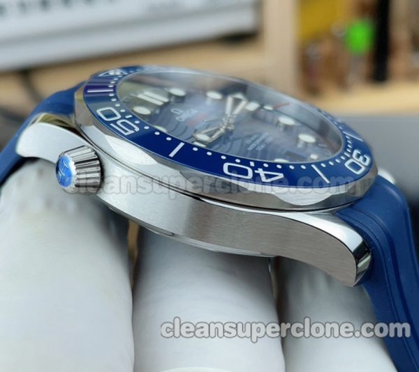 210.32.42 1:1 Copy watch description and price VS Factory Omega Seamaster 300mm blue Mechanical men 4