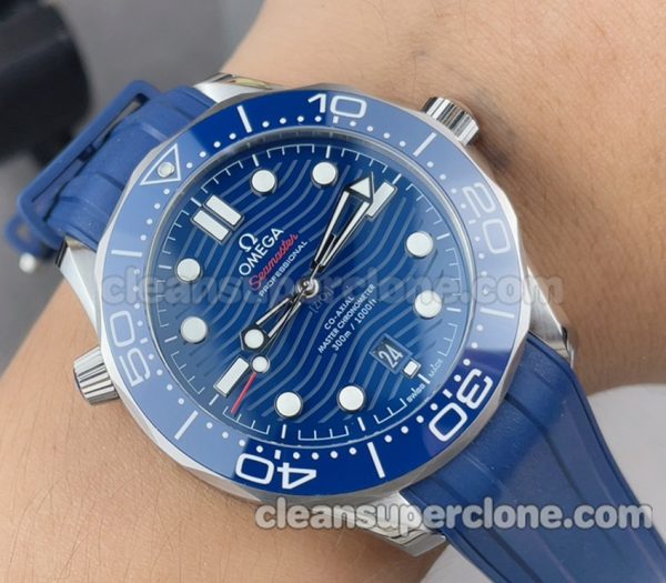 210.32.42 1:1 Copy watch description and price VS Factory Omega Seamaster 300mm blue Mechanical men 8