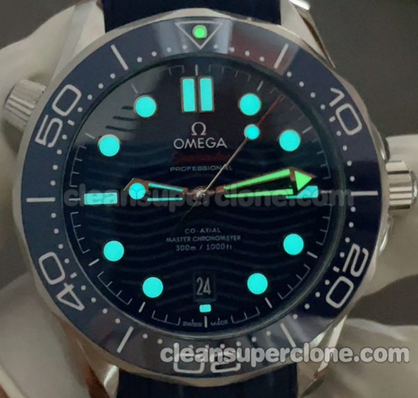 210.32.42 1:1 Copy watch description and price VS Factory Omega Seamaster 300mm blue Mechanical men 9