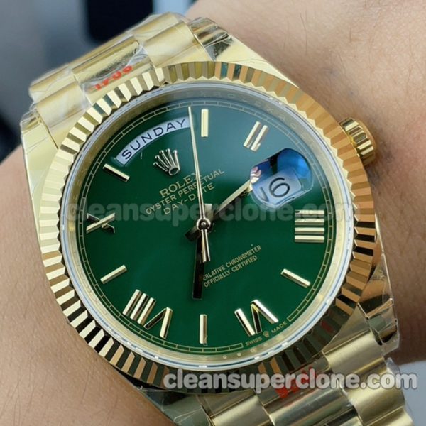 Rolex Clone watch picture and price GS Factory Day-date 228238 green Mechanical men 9