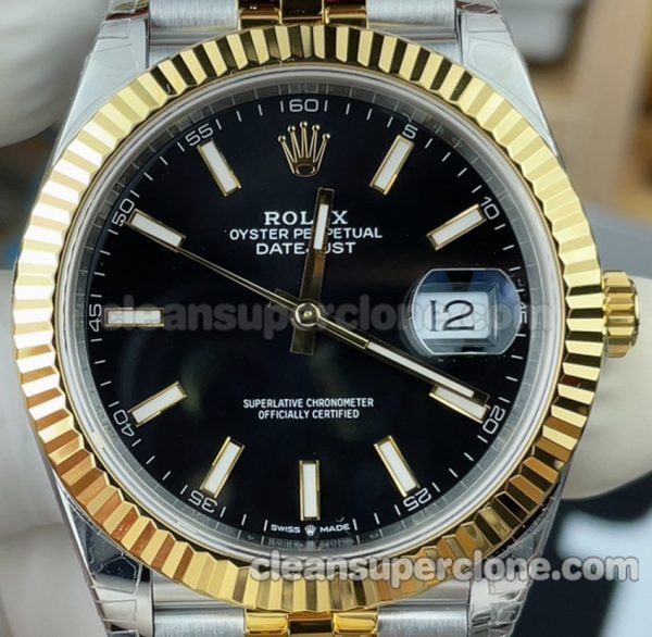 Datejust replica watch details and pricing VS Factory Rolex 126333 black 41mm Mechanical men 2