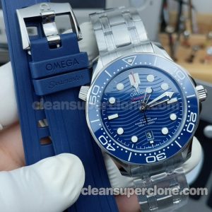 210.30.42 1:1 Copy watch description and price VS Factory Omega Seamaster 300 blue Mechanical men