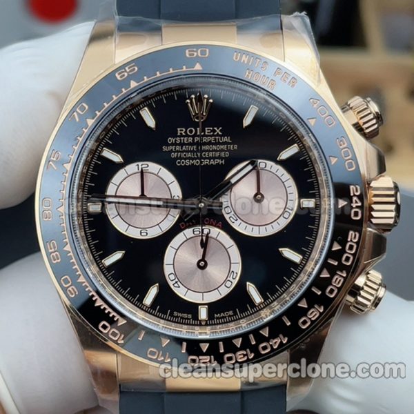 Daytona replica watch details and pricing Clean Factory Rolex 126515 Rose gold 4131 Mechanical men 2