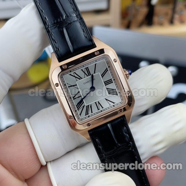 Cartier Super Clone watch picture and price F1 Factory Santos WGSA0022 Rose gold quartz women