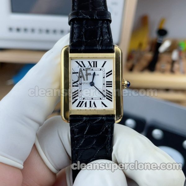 Tank replica watch details and pricing AF Factory Cartier W5200002 quartz women 2