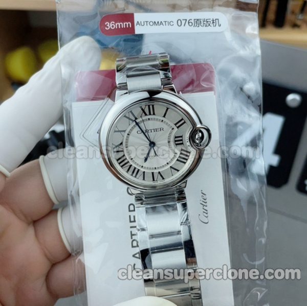 W6920046 1:1 Copy watch description and price 3K Factory Cartier Ballon Bleu 36mm 076 Mechanical men 3