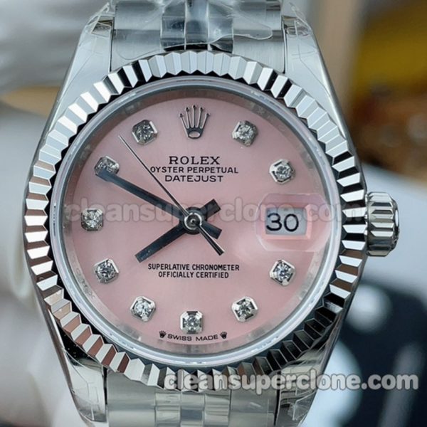 Rolex Clone watch picture and price GS Factory Datejust 28mm pink 279174 Mechanical women 2