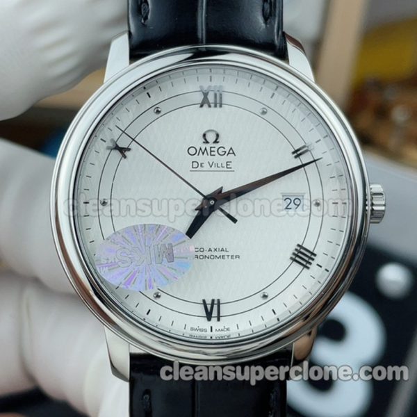 424.13.40 1:1 Copy watch description and price MKS Factory Omega Deville Mechanical men 2