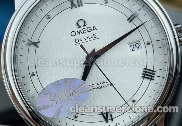 424.13.40 1:1 Copy watch description and price MKS Factory Omega Deville Mechanical men 6