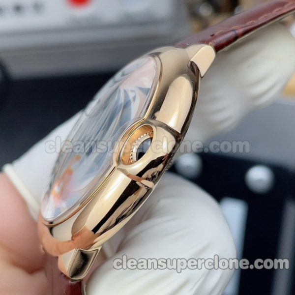 WGBB0030 1:1 Copy watch description and price AF Factory Cartier Rose gold Ballon Bleu 42mm Mechanical men 4