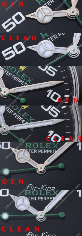 rolex super clone watch compare the difference between the genuine Clean Factory Black Explorer 126900 Mechanical Men
3