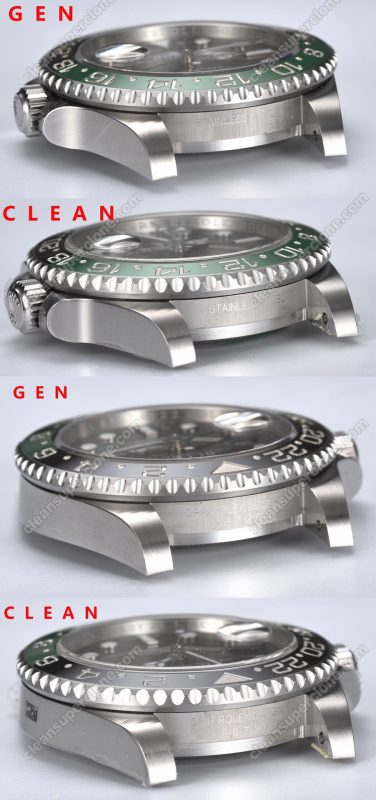 rolex super clone watch compare the difference between the genuine Clean Factory green black Gmt-master ll 126720 Mechanical Men
7