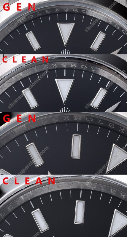 Explorer replica watch and the original What is the difference Clean Factory Black Rolex 124270 Mechanical Men
3