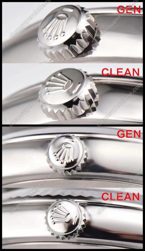 rolex super clone watch compare the difference between the genuine Clean Factory green Dateiust 126334 Mechanical Men
4