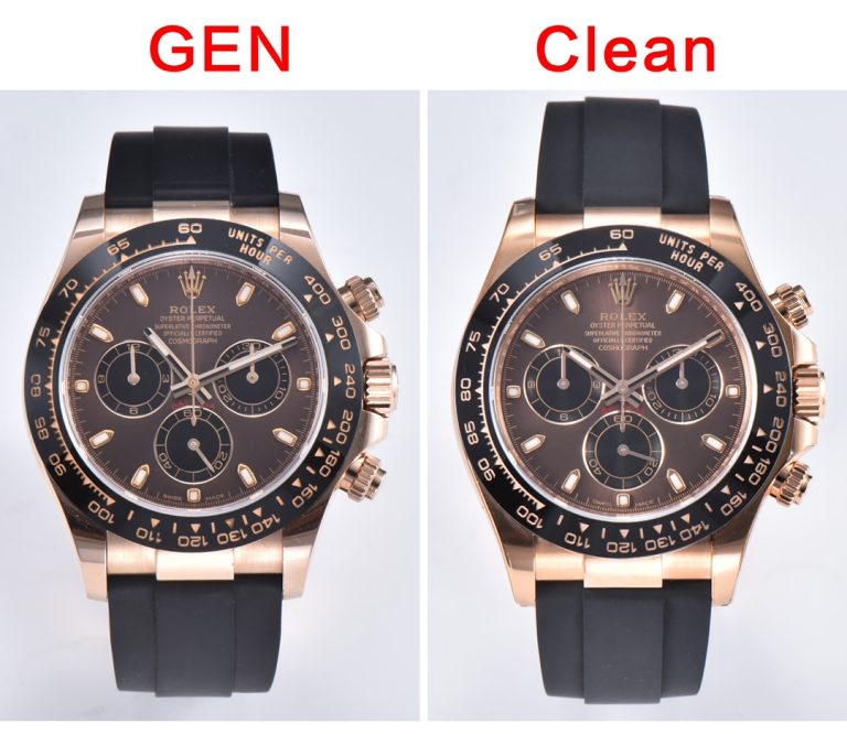 Daytona replica watch and the original What is the difference Clean Factory Brown Rolex 116515 Mechanical Men