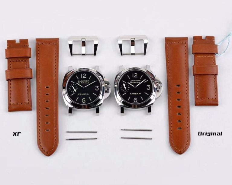 Panerai super clone watch compare the difference between the genuine XF Factory Luminor PAM00111 Mechanical Men