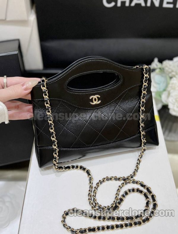 Crossbody bag replica details and pricing black Chanel cowhide women 2