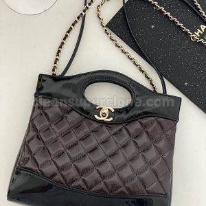 Chanel bag Super Clone picture and price wine red Handbag cowhide women