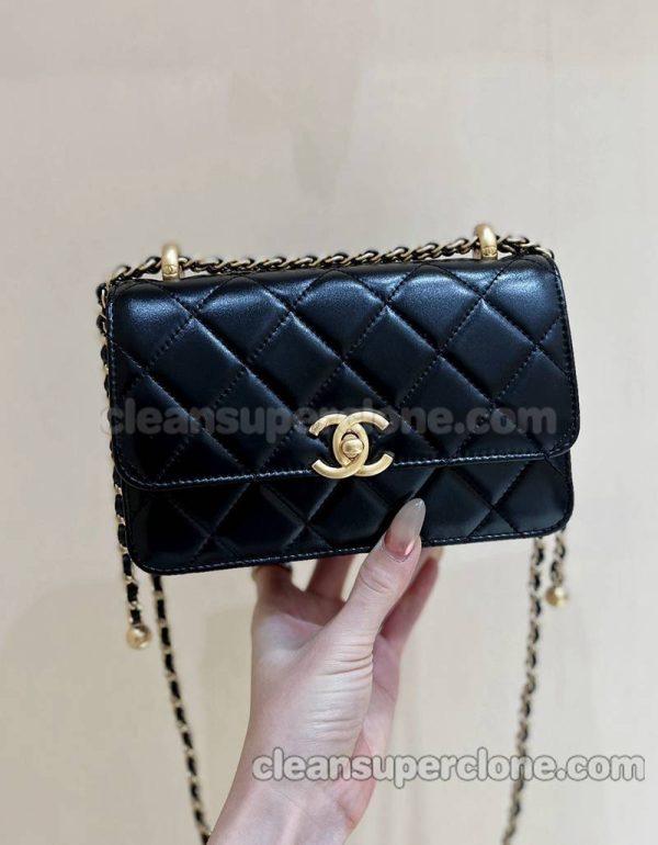 Chanel bag Super Clone picture and price black crossbody cowhide women