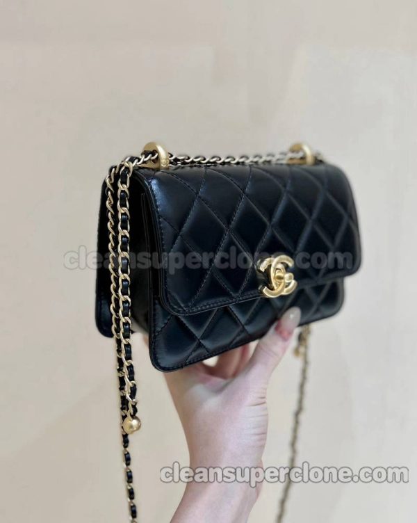 Chanel bag Super Clone picture and price black crossbody cowhide women 2