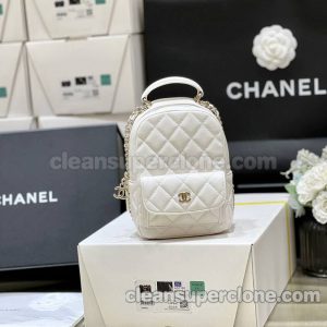 Chanel bag Super Clone picture and price white backpack cowhide women 2