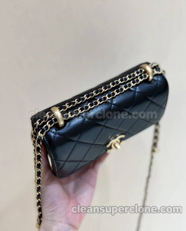 Chanel bag Super Clone picture and price black crossbody cowhide women 3