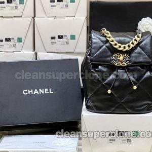 backpack bag replica details and pricing black Chanel Sheepskin women