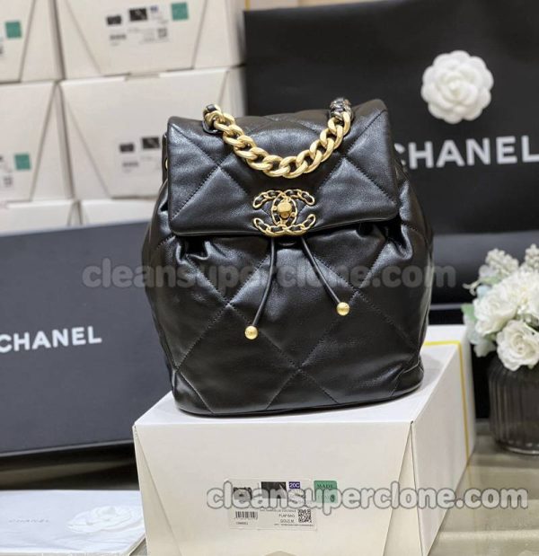 backpack bag replica details and pricing black Chanel Sheepskin women 2