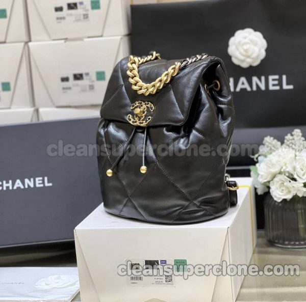 backpack bag replica details and pricing black Chanel Sheepskin women 3