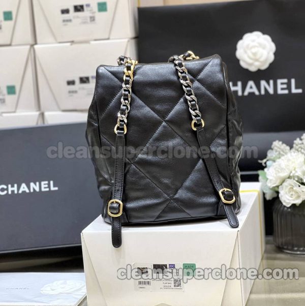 backpack bag replica details and pricing black Chanel Sheepskin women 4