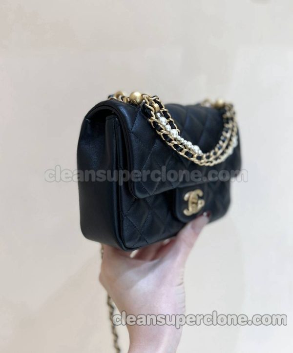 Chanel bag Super Clone picture and price black Crossbody Sheepskin women 2