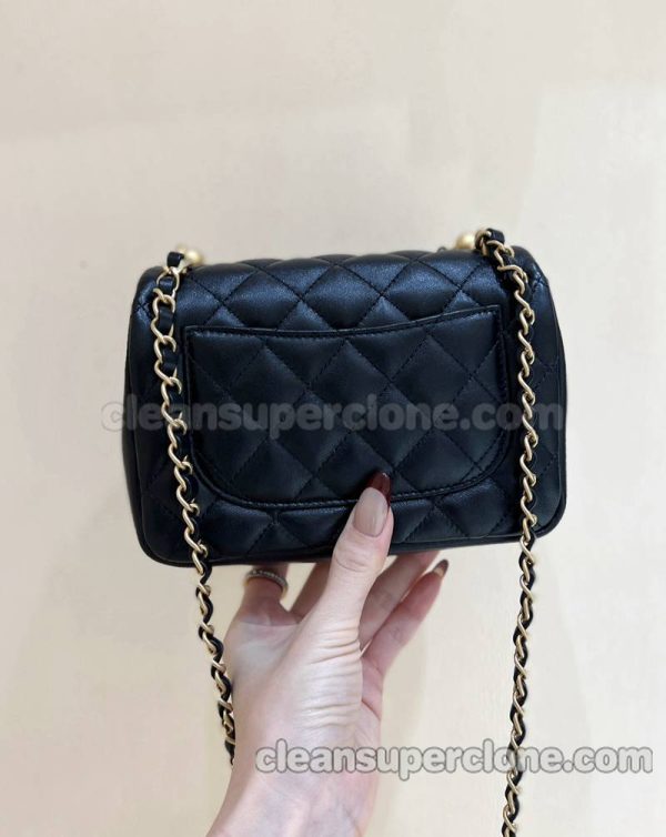 Chanel bag Super Clone picture and price black Crossbody Sheepskin women 4