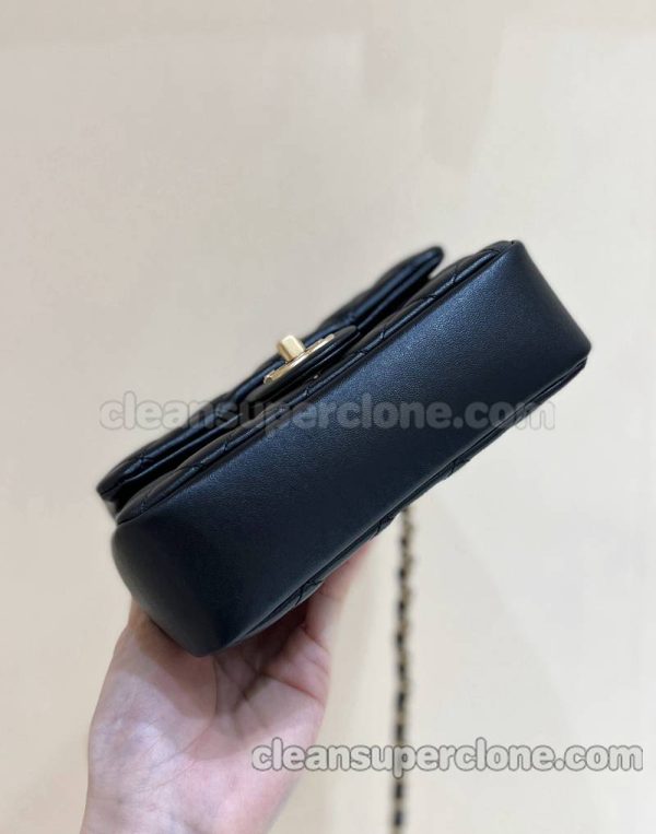 Chanel bag Super Clone picture and price black Crossbody Sheepskin women 5