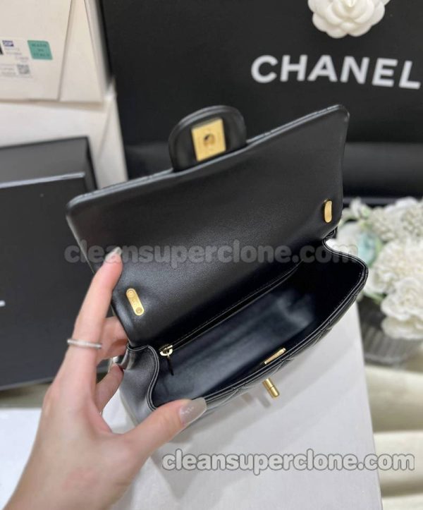 Sheepskin bag 1:1 Copy description and price black Chanel Crossbody women 5