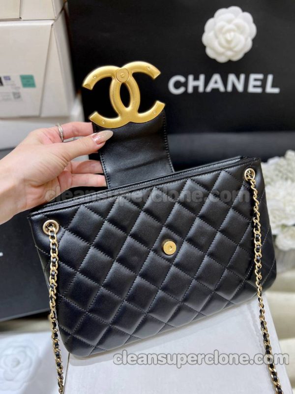 Chanel bag Super Clone picture and price black Crossbody Sheepskin women 6