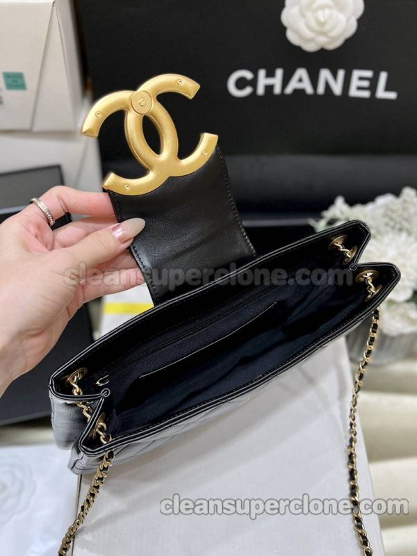 Chanel bag Super Clone picture and price black Crossbody Sheepskin women 7