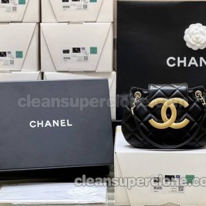 Messenger bag replica details and pricing black Chanel Sheepskin women